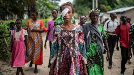 Patiente à Lubumbashi, RDC - copyright András D. Hajdú